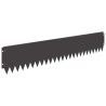 Bordure de Pelouse 10 pcs 103 x 20 cm Acier Noir 638824638824