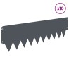 Bordure de Pelouse 10 pcs métal 638825638825