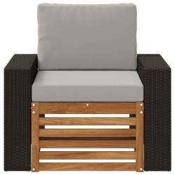 Sofa de milieu extérieur Naturel 638829638829