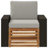 Sofa de milieu extérieur Naturel 638829638829