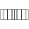 Porte pour chien 2 pcs Noir 80 x 60 cm Acier galvanisé 638834638834