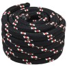 Corde de bateau 10 m 3 Noir et Rouge PP 638843638843