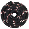 Corde de bateau 10 m 3 Noir et Rouge PP 638843638843