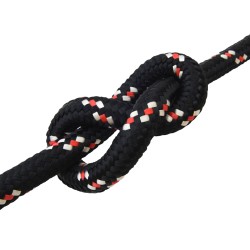 Corde de bateau 10 m 3 Noir et Rouge PP 638843638843