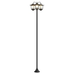 Lampadaire à 3 têtes Noir 16 x 16 x 187 cm Aluminium et ABS 638846638846