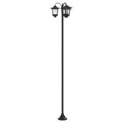 Lampadaire à 3 têtes Noir 16 x 16 x 187 cm Aluminium et ABS 638846638846