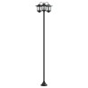Lampadaire à 3 têtes Noir 16 x 16 x 187 cm Aluminium et ABS 638846638846
