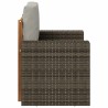 Sofa de milieu extérieur Bois d'Acacia Massif Naturel 638848638848