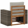 Sofa de milieu extérieur Bois d'Acacia Massif Naturel 638848638848