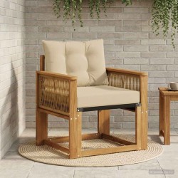 Sofa de milieu extérieur Bois d'Acacia Massif Naturel 638858638858