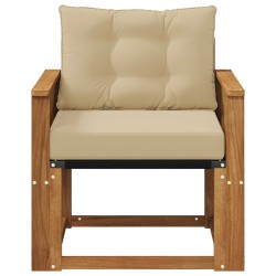 Sofa de milieu extérieur Bois d'Acacia Massif Naturel 638858638858