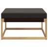 Pouf d'Extérieur Bois d'acacia massif et Textilène Blanc 638861638861