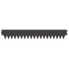 Bordure de Pelouse 30 pcs 103 x 15 cm métal Noir 638870638870