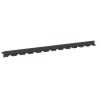 Bordure de Pelouse 30 pcs 102 x 4 x 4 cm Acier Noir 638872638872