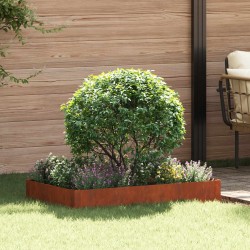 Bordure de Pelouse 100 x 60 x 20 cm Acier Rouillé 638876638876