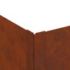 Bordure de Pelouse 100 x 60 x 20 cm Acier Rouillé 638876638876