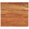 Dessus de table 110x80x2,5cm rectangulaire bois massif d'acacia 638877638877