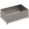 Bordure de Pelouse 100 x 60 x 35 cm Acier Rouillé 638880638880