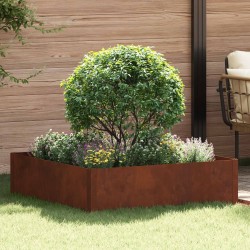 Bordure de Pelouse 100 x 100 x 35 cm Acier Rouillé 638886638886