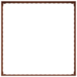 Bordure de Pelouse 100 x 100 x 35 cm Acier Rouillé 638886638886