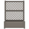 Grand bac avec treille Gris 99,5 x 43 x 133,5 cm PP 638890638890