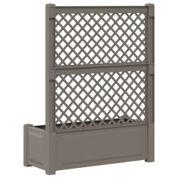 Grand bac avec treille Gris 99,5 x 43 x 133,5 cm PP 638890638890
