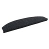 Tapis d'escalier auto-adhésifs 15 pcs Noir 80 x 24,5 x 3,5 cm 638891638891