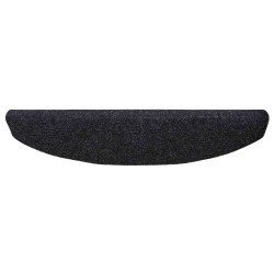 Tapis d'escalier auto-adhésifs 15 pcs Noir 80 x 24,5 x 3,5 cm 638891638891