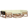 Ensemble de canapés d'extérieur 7 pcs Naturel et Crème 638896638896