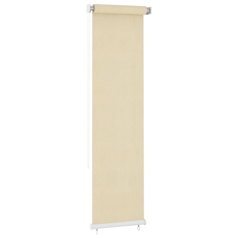 Store roulant d'extérieur couleur crème 65 (l) x 230 (H) cm HDPE 638920638920