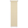 Store roulant d'extérieur couleur crème 65 (l) x 230 (H) cm HDPE 638920638920