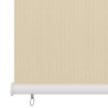 Store roulant d'extérieur couleur crème 65 (l) x 230 (H) cm HDPE 638920638920