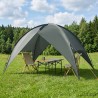 Tente de camping avec un abri imperméable Dôme Vert armée 638925638925