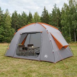 Tente Cabane Gris et orange 300 x 210 x 156 cm Polyester 638929638929
