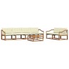 Ensemble de canapés d'extérieur 7 pcs Naturel et Crème 638931638931