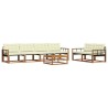 Ensemble de canapés d'extérieur 7 pcs Naturel et Crème 638937638937