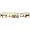 Ensemble de canapés d'extérieur 7 pcs Naturel et Crème 638937638937
