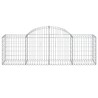 Paniers à gabions arqués 9 pcs 200x50x60/80 cm Fer galvanisé 638939638939