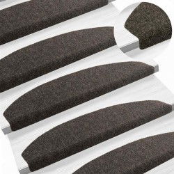 Tapis d'escalier auto-adhésifs 15 pcs Anthracite 638940638940