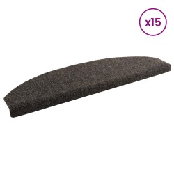 Tapis d'escalier auto-adhésifs 15 pcs Anthracite 638940638940