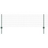 Clôture Euro avec poteau 25 x 0,6 m Acier recouvert de PVC Vert 638943638943