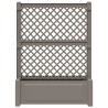 Grand pot avec trellis Gris 99,5 x 43 x 133,5 PP 638945638945