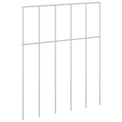 Panneau de clôture de jardin 12 pcs Acier galvanisé Argenté 638948638948