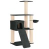Arbre à chat avec poteaux à griffer en sisal Gris foncé 173 cm 638950638950