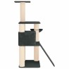 Arbre à chat avec poteaux à griffer en sisal Gris foncé 173 cm 638950638950