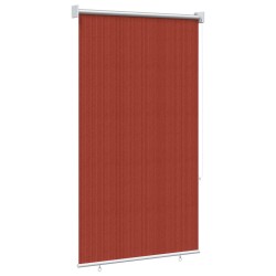 Store enrouleur extérieur à 90% de blocage UV Terracota HDPE 638975638975