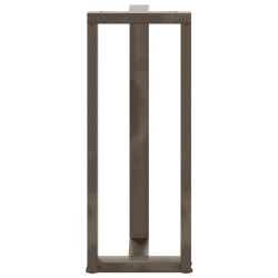Pieds de table de bar en forme de T, 2 pièces, noir, 40 x 35 x (100-101) cm, acier 638989638989