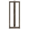 Pieds de table de bar en forme de T, 2 pièces, noir, 40 x 35 x (100-101) cm, acier 638989638989