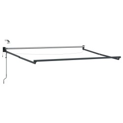 Auvent rétractable électrique Vert et jaune 3 x 2,5 m 639001639001