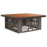 Ensemble de salle à manger pour jardin 3 pcs Gris et Gris foncé 639003639003
